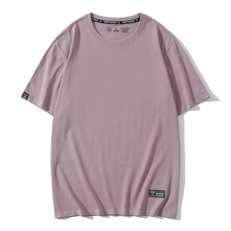 200g40支緊密賽絡(luò)紡純棉潮牌圓領(lǐng)T恤