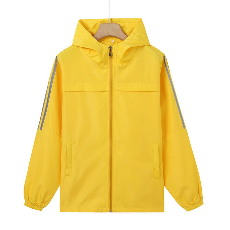 風(fēng)衣定制，250g75D記憶復(fù)合布運(yùn)動(dòng)反光風(fēng)衣wj1-952